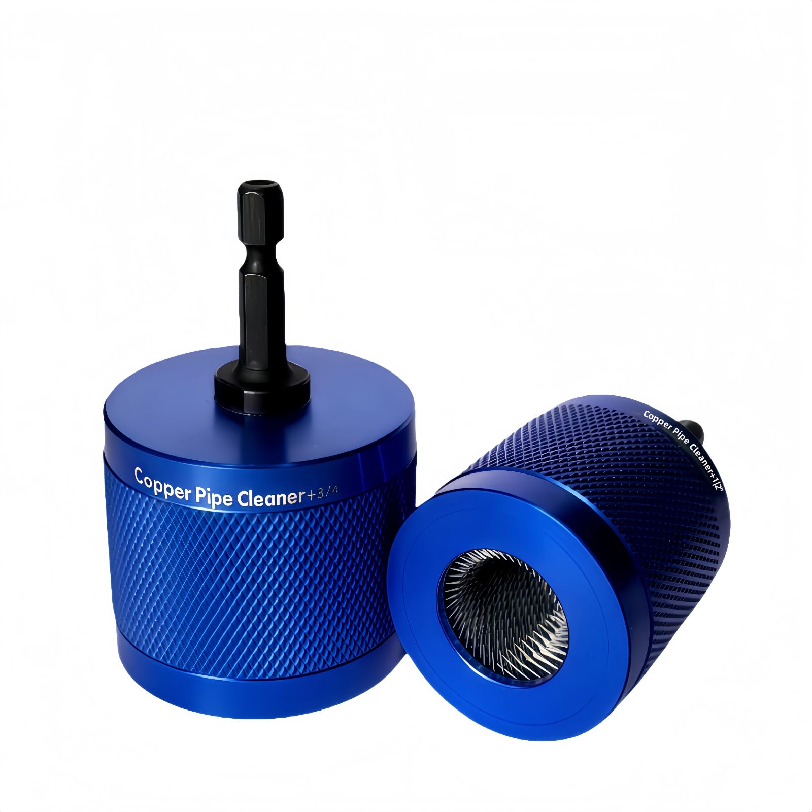 Photo 1 of 1/2" & 3/4" Copper Pipe Cleaner Set for Drill,Plumbing Tool for Removing Rust,Paint on Copper & Metal Pipes