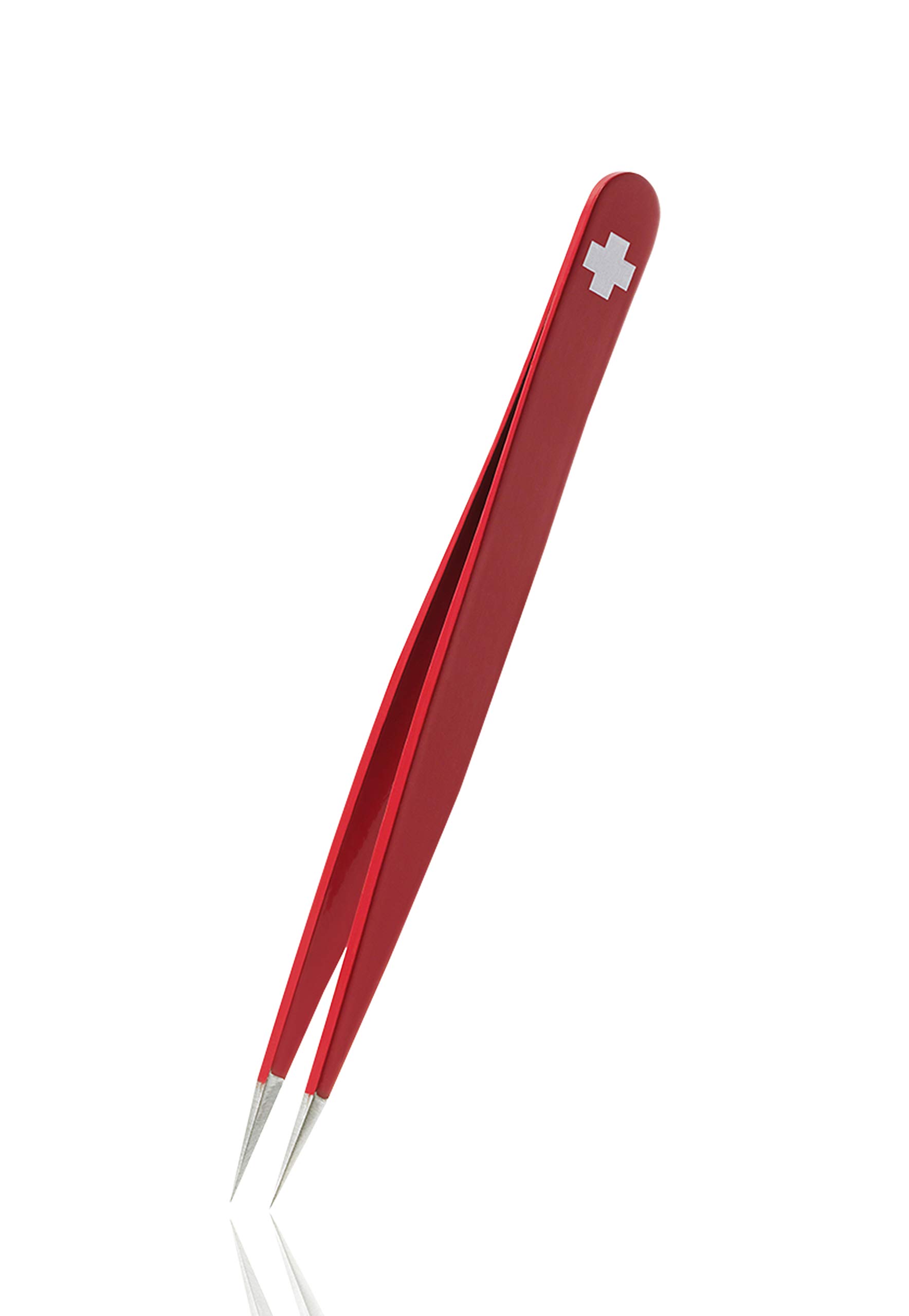 Rubis splinter tweezers - red with Swiss cross
