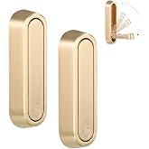 Dntorx Folding Coat Hooks, 2 Pcs Foldable Gold Wall Hooks Heavy Duty Foldable Hook Bathroom Towel Hooks Robe Hooks Wall Mounted for Hanging Coat Towels Clothes Hat Bags Keys