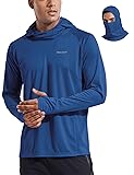 baleaf Men's UV SPF Hoodie Shirt UPF 50+ Sun