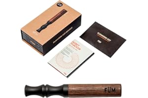 FÜM Solano Flavored Air Device | Naturally Switch from Bad Habits | Premium Walnut Barrel and Onyx Black Mouthpiece