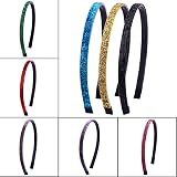 8Pcs Color Glitter Headband Sequin Hairband Alice Band Hair Hoop view 4