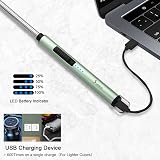 SUPRUS Candle Lighter USB Rechargeable Arc Lighter 360° Neck Stainless Steel view 4