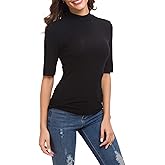 Nasperee Women Sleeveless Crew Neck Tank Tops Slim Fit Yoga/Workout Stretch Layer T Shirt