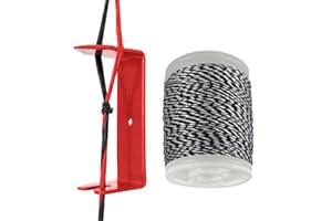 - QI HUO JU - Bow String Separator Tool 131 yard/120m Archery Bow Serving String Thread Peep Sight String Splitter for Compound Bow Nock Peep Sight Installer Accessories