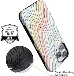 Casely iPhone 16 Pro Max Case Pastel Rainbow Lined
