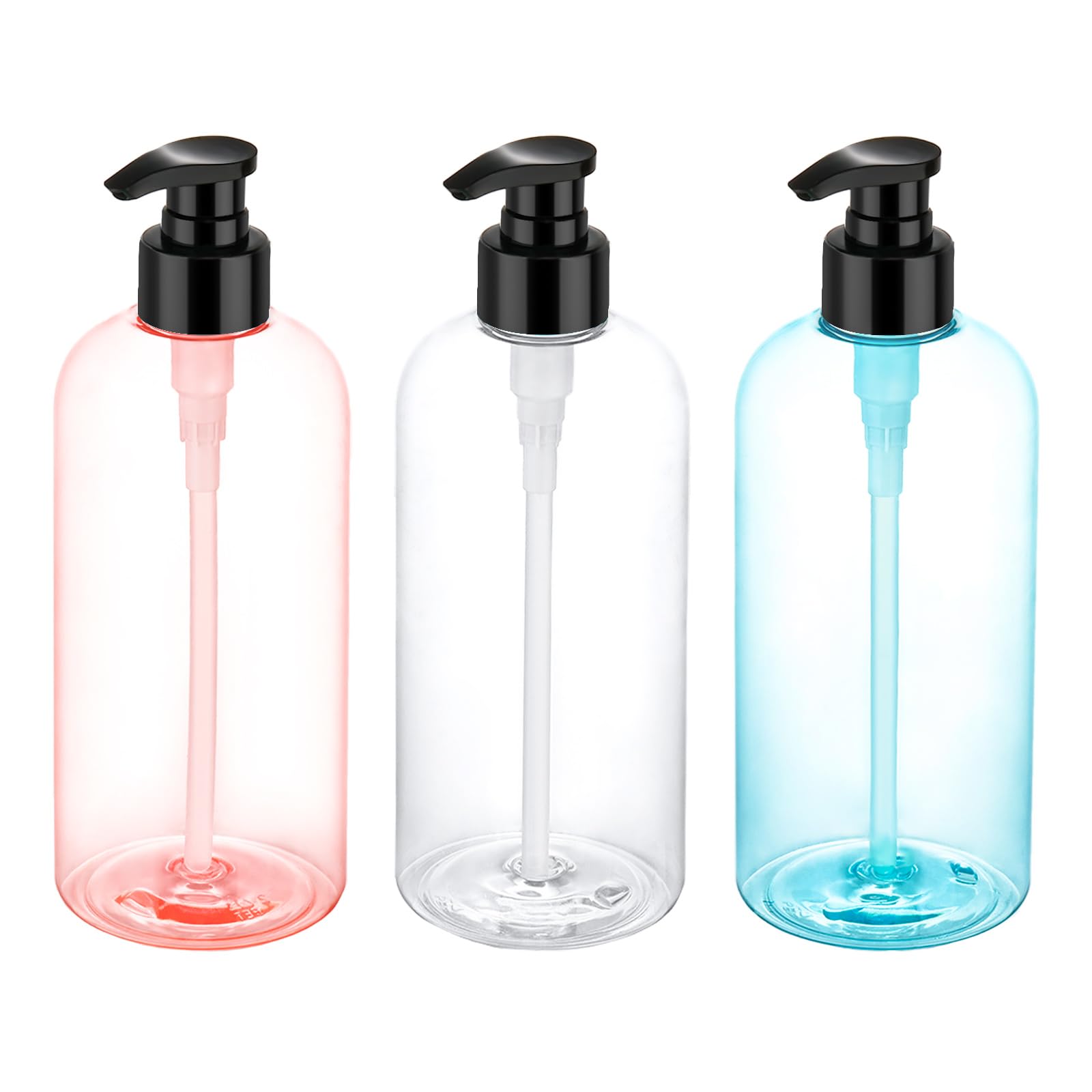 Bynccea Plastic Pump Bottle 16 oz/500 ml Empty