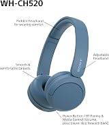 Sony WH-CH520 Wireless Bluetooth On-Ear Headphones, 50hr Battery, Quick Charge, view 8