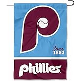 Philadelphia Phillies Retro Vintage Throwback Double Sided Garden Flag