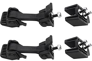 Saihisday 1 Pair Hood Hold Down Latch Replacement for Jeep Wrangler JK 3.8L V6 Gas 2007 2008 2009 2010 2011, Repalce 55395653