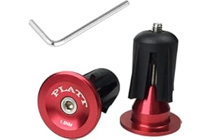 PLATT Bicycle Bar End Plugs Aluminum Bike Handlebar Cap For Road Bike Mountain Bike BMX (One Pair)