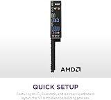 NZXT N7 B650E ATX Gaming Motherboard AMD AM5 Ryzen 8000 7000 DDR5 WiFi 6E Black view 6