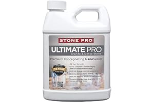 STONE PRO StonePro – Ultimate Pro Sealer (for Sealing Granite, Slate, Quartzite & Dense Stone) (1 Quart – 32 Fl Oz) (1 Quart – 32 Fl Oz)