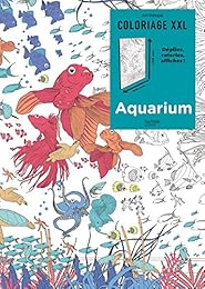 Art thérapie coloriage XXL Aquarium
