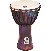 Toca SFDJ-12WP Freestyle Rope Tuned 12-Inch Djembe - Woodstock Purple Finish