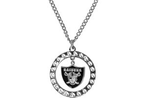 Siskiyou Sports NFL unisex-adult Rhinestone Hoop Necklaces