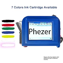 Phezer Mini Handheld Inkjet Printer PC11 for All