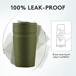 COKTIK 16oz Insulated Tumbler with Lid and Straw 2
