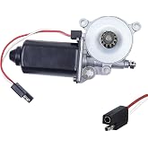MOCW 373566 RV Power Awning Motor Replacement Universal 75-RPM 12-Volt DC with Single 2-Way Connector Power Awnings Compatible with Solera Power Awnings Motor