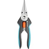 Gardena GripCut: Stainless Steel herb Scissors with Clever gripping Function, Precisely cuts and Holds Herbs at The Same time, 45 mm Blade, with one-Handed Safety Lock (12213-20)