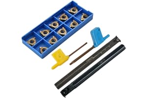 /8" SNR0013M16 SNL0013M16 External/Internal Threading Boring Bar with 16IR/ER Inserts, for CNC Lathe Tool Holder for Steel, A