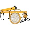 G GJIA 60W 6600LM LED Loading Dock Lights with 40'' Swing Folding Single Arm, AC100-277V, 360° Rotatable LED Lamp Head, ETL Listed, IP65 Waterproof for Trailers, Docks, Warehouses, Container.