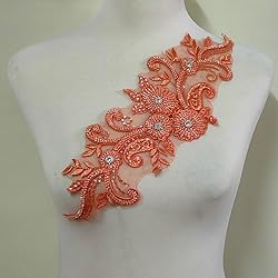 3D Beaded Lace Applique Light Luxury Clothing