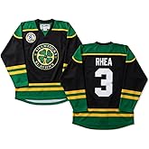 Ross The Boss Rhea #3 St John’s Shamrocks Hockey Jersey – Goon-Inspired Throwback, Stitched Letters, Sizes S–5XL