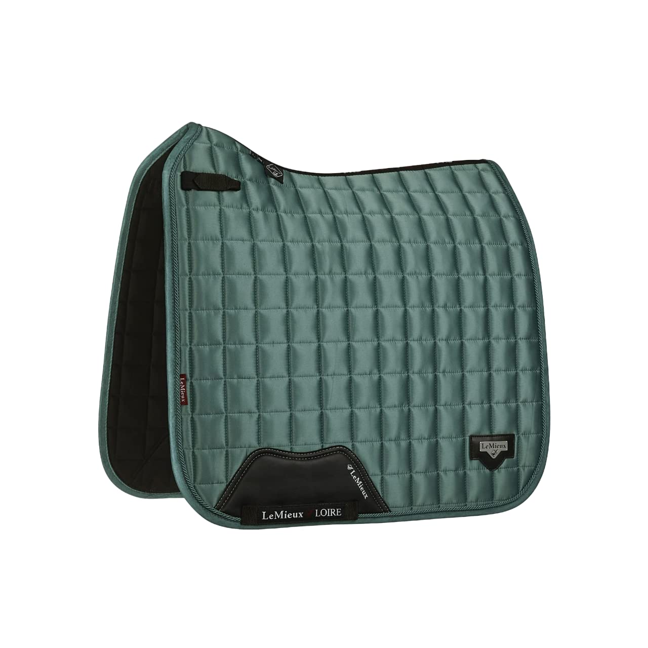 LeMieux Dressage Loire Classic Square Saddle Pad - Saddle Pads for Horses - Equestrian Riding Equipment and Accessories (Sage - Large)