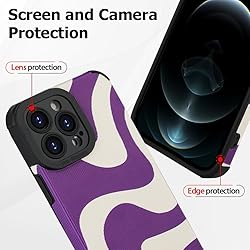 Wlxee Compatible iPhone 12 Pro Max 6.7 "2020 Wave