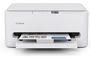 Canon PIXMA TS6520 Wireless Color Inkjet Printer for Duplex Printing, White – Home Printer with Copier/Scanner, 1.42” OLED Display, Intuitive Control Panel, Compact Design