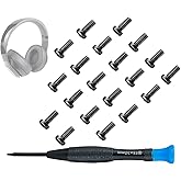 SOULWIT Replacement Headband Screws for Beats Studio 3, Studio 2, Studio 1.0, Studio Pro Headphone Headband Screws 20pcs, Easy DIY Installation - 20pcs Black