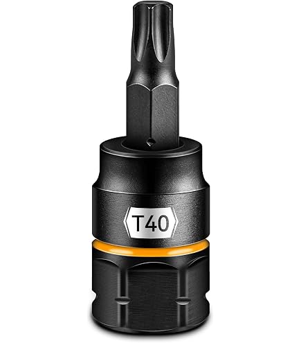 Vega TORX T40 Security Socket Bits – 2-Pack, 1/4" Square Drive, Professional Grade S2 Steel