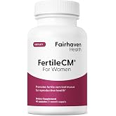 Fairhaven Health FertileCM for Women, 90 Capsules | Includes L-Arginine, N-Acetyl-Cysteine, Grape Seed Extract &amp; Vitamin C, Supports Women's Health