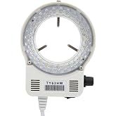 EVTSCAN 5W 56 LEDs Universal Microscope Ring Light, Adjustable Brightness, Flicker-Free, for 30mm to 63mm Stereo Microscope Eyepieces