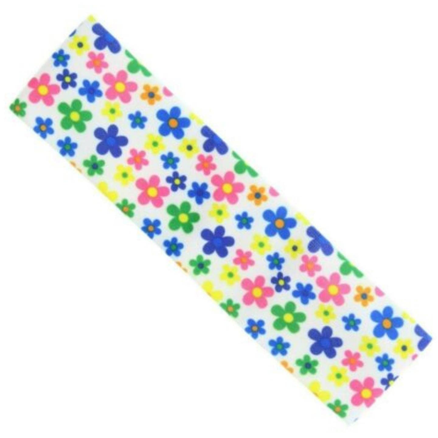 Topkids Accessories Yoga Headband Head Band Kylie Hairband Hair Band Hair Bandeau Stretchy Elastic Gym Sports Fabric For Women, Men and Boys, Girls (7cm / 2.7", Flower Print)