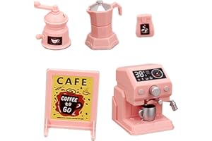 Generic Miniature Coffee Maker Decoraions Pink Mini Electrical Appliances Playset