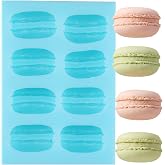 YABONAN 3D Macaron Fondant Mold Macaron Hamburger Silicone Mold | Cake Decorating Cupcake Topper Chocolate Candy Gum Paste Polymer Clay