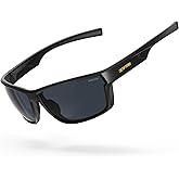 DEAFRAIN Polarized Sports Sunglasses for Men Women, Ideal for Running Fishing Driving Unbreakable Frame with UV Protection