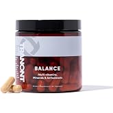 Tranont Balance | 90 Count | Multi-Mineral &amp; Vitamin Capsules for Adults | Vitamin C, A &amp; E, Magnesium, Zinc, Calcium &amp; Iodine | Gluten-Free, Vegetarian | Daily wellness support