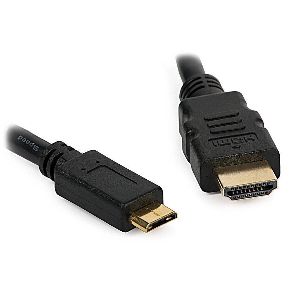 DragonTrading Mini HDMI to HDMI Cable Lead Compatible for Connecting Canon EOS M Camera to TV, HDTV, LCD, Plasma, Monitor with HDMI Port