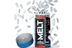 LMNITRIX MELT - Best Thermogenic Fat Burner for Men & Women - Appetite Suppressant Pills for Fast Weight Loss - Energy Booster and Mental Focus Supplement - Diet Pills That Work - 60 caps