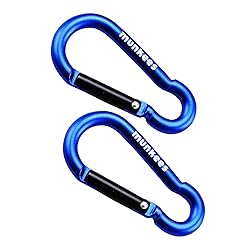 munkees 2-Pack 8-Shaped Carabiner Clips