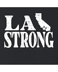 Go All Out Large Black Mens LA Strong Los Angeles