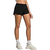 MCEDAR Women's Athletic Shorts for Gym Workout Shorts 2.5" Quick-Dry Lightweight Running Short with High Waisted Zip Pockets