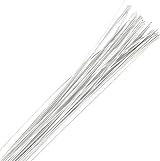 Culpitt 24 Gauge White Florist Wire 36cm 50 Pack Paper Covered