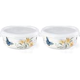 Lenox Butterfly Meadow Round Serve and Store, Large (Pack of 2)