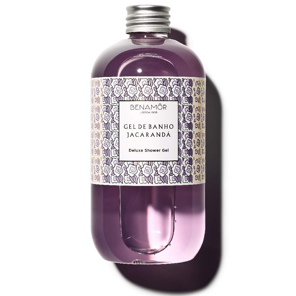 Benamôr - Jacarandá Shower Gel with Aloe Vera - Body, Hands and Face - Hydrating and Softening Body Wash - Delicate Floral Scent, Paraben Free, Vegan - 500 ml Bottle