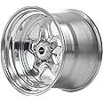 JEGS Sport Star Aluminum Wheel 15” x 10” | 5 x 4.5” Wheel Bolt Pattern Spacing | 0 mm Offset | 5.5” Backspacing | Polished Finish | 3.27” Center Bore | Includes Center Cap