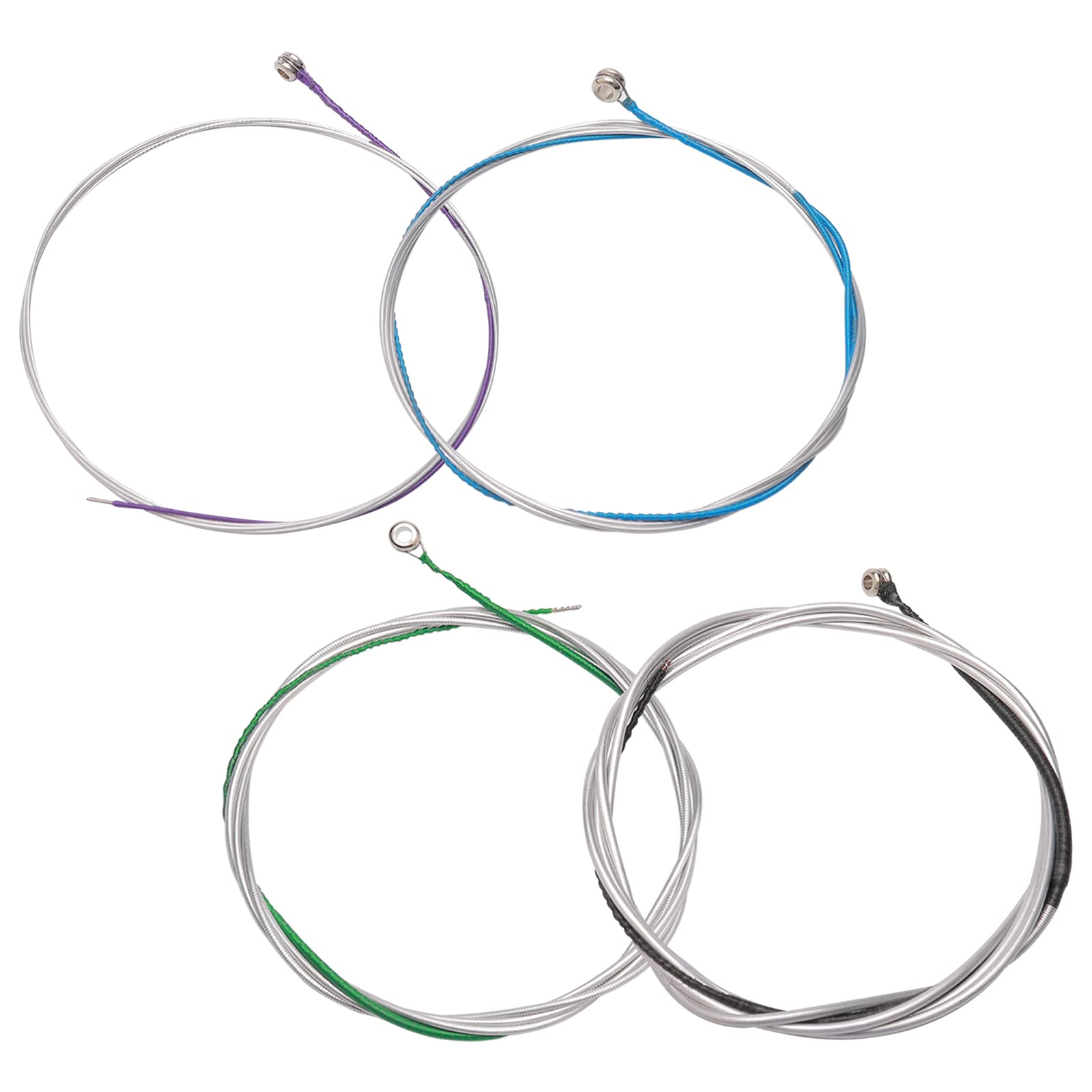 Steel Core Aluminum Magnesium Cello String 4 Size,Soft Sound with Thick Diameter for Cello Use